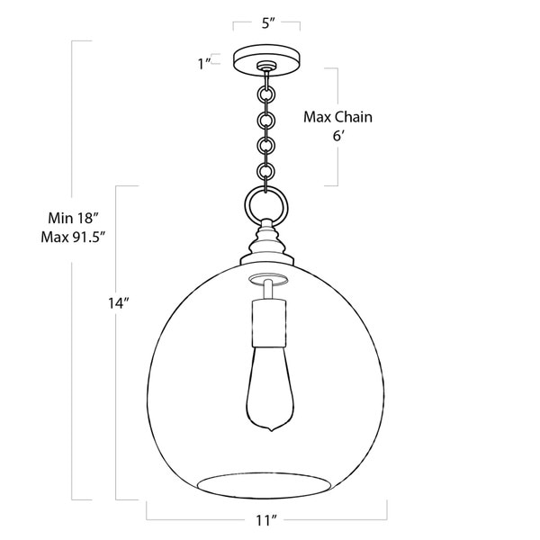 Glass Float Pendant